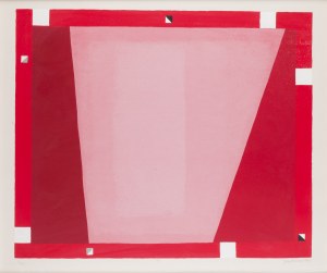 Jerzy Nowosielski (1923 Kraków - 2011 Kraków), W czerwieni, 1995