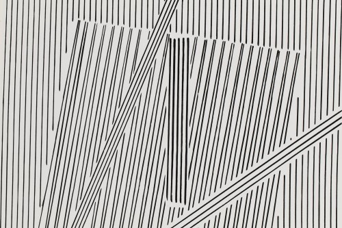 Henryk Stażewski (1894 Warszawa - 1988 Warszawa), Kompozycja linii, 1974