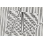 Henryk Stażewski (1894 Varsavia - 1988 Varsavia), Composizione di linee, 1974
