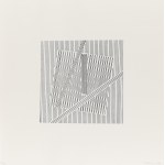 Henryk Stażewski (1894 Varsavia - 1988 Varsavia), Composizione di linee, 1974