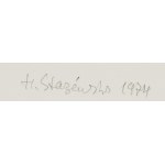 Henryk Stażewski (1894 Varsavia - 1988 Varsavia), Composizione di linee, 1974