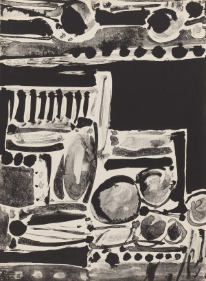 Tadeusz Dominik (1928 Szymanów - 2014 Warszawa), Bez tytułu, 1962