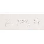 Krystyna Piotrowska (née en 1949 à Zabrze), « Autoportrait de mémoire », 1984