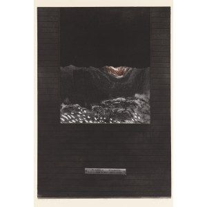 Andrzej Pietsch (1932 Cracovia - 2010 Cracovia), Fuori dalla finestra II T, 1980