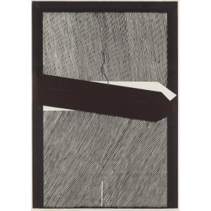 Ryszard Gieryszewski (1936, Varsovie – 2021, Varsovie), « Lignes noires et blanches », 2008