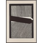Ryszard Gieryszewski (1936, Varsovie – 2021, Varsovie), « Lignes noires et blanches », 2008
