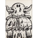 Pinchas Burstein \ Maryan (1927 Nowy Sącz - 1977 Nowy Jork), Bez tytułu, 1973