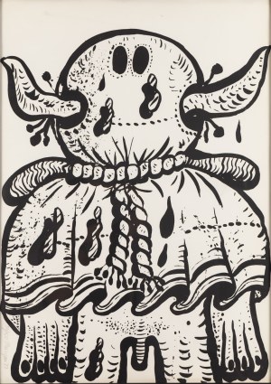 Pinchas Burstein \ Maryan (1927 Nowy Sącz - 1977 Nowy Jork), Bez tytułu, 1973
