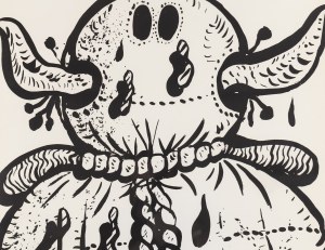 Pinchas Burstein \ Maryan (1927 Nowy Sącz - 1977 Nowy Jork), Bez tytułu, 1973