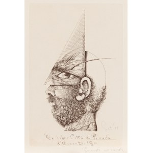 Eugeniusz Get-Stankiewicz (1942 Oszmiany k. Wilna - 2011 Oszmiany k. Wilna), Ex libris Citta di Pescara, 1988