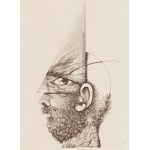 Eugeniusz Get-Stankiewicz (1942 Oszmiany k. Wilna - 2011 Oszmiany k. Wilna), Ex libris Citta di Pescara, 1988