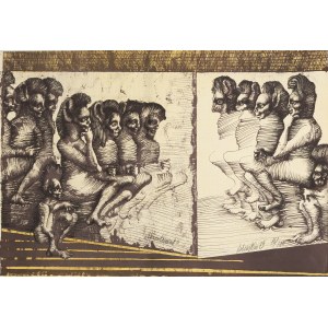 Jan Lebenstein (1930, Brest-Litovsk – 1999, Kraków), Affrontement, 1973