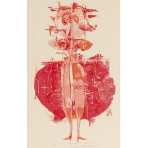 Lucjan Mianowski (1933, Strzemieszyce – 2009, Poznań), “The Pink Girl,” 1960