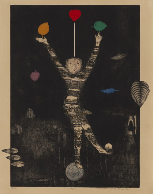 Konrad Srzednicki (1894 Wysokie Mazowieckie - 1993 Kraków), Bez tytułu, 1970