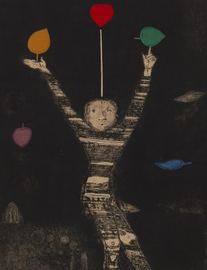 Konrad Srzednicki (1894 Wysokie Mazowieckie - 1993 Kraków), Bez tytułu, 1970