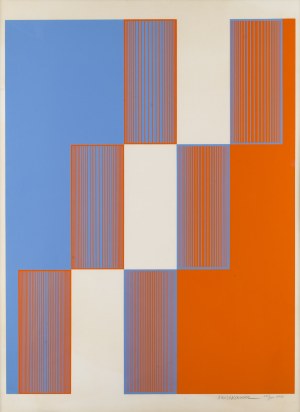 Richard Anuszkiewicz (1930 Erie - 2020 Englewood), Kompozycja, 1973