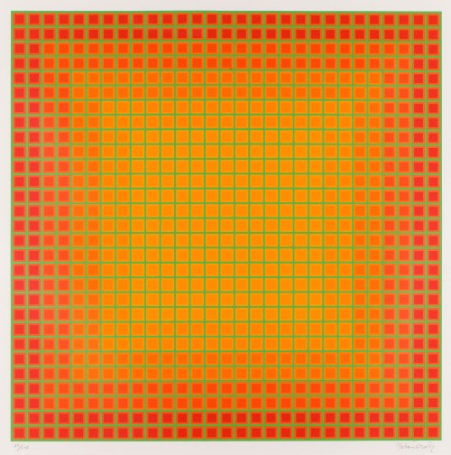 Julian Stańczak (1928 Borownica - 2017 Seven Hills, Ohio), 
