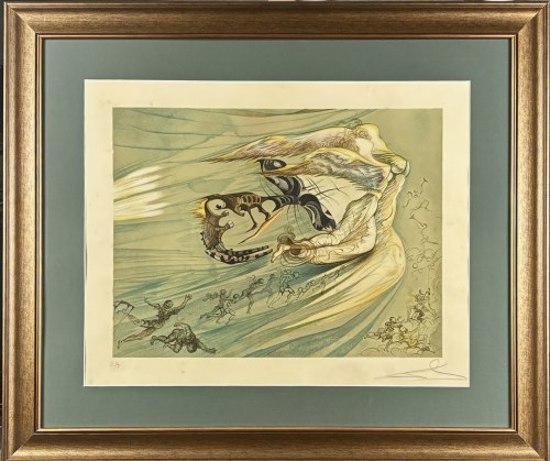 Salvador Dali (1904-1989), Anamorphose de Lincoln / Homage to Lincoln, 1974