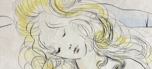 Salvador Dalí (1904-1989), Vénus et le Joueur d'Orgue (Wenus i grający na organach) z teki 