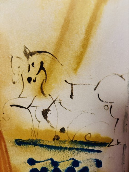 Salvador Dalí (1904-1989), Hommage à Venise - Basilique de San Marco et Campanile 1974-1,975