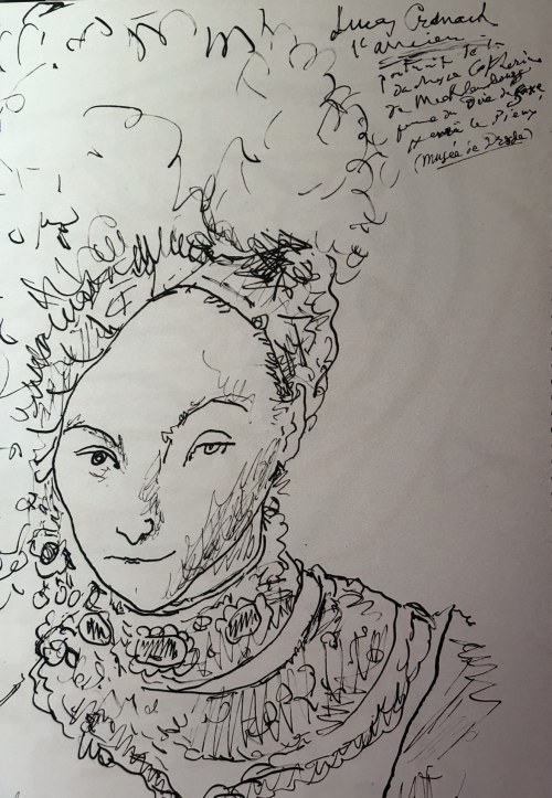 Pablo Picasso (1881-1973), Portrait d'une Princesse (Portret Księżniczki), z cyklu: 