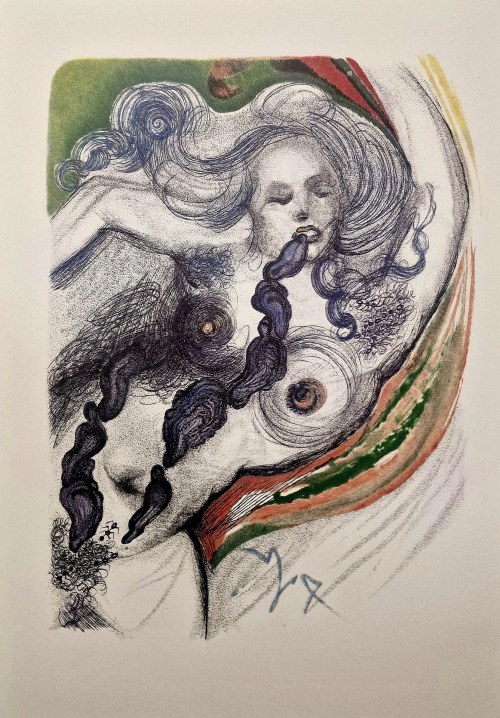 Salvador Dali (1904-1989), Oysters and Nude, z cyklu: 