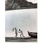 Salvador Dalí (1904-1989), Il porto di Ligat al tramonto, anni '70 del XX secolo (1958-1959)