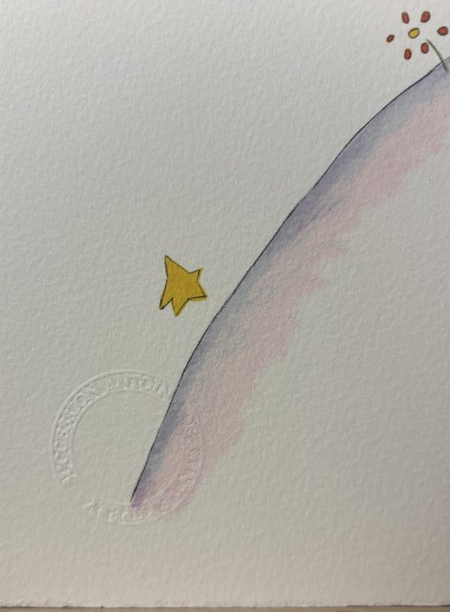 Antoine de Saint-Exupéry (1900 - 1944), Mały Książę oczyszcza Planetę B-612, z cyklu: 