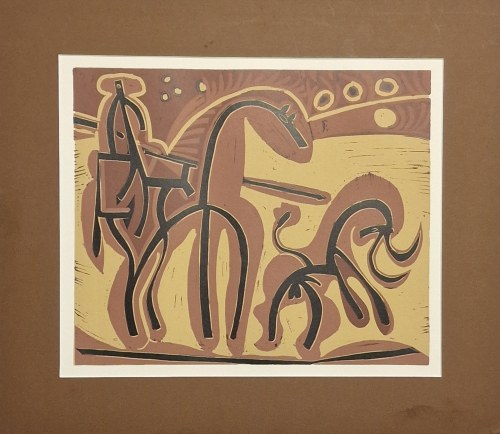 Pablo Picasso (1881-1973), Picador et Taureau: z cyklu: 