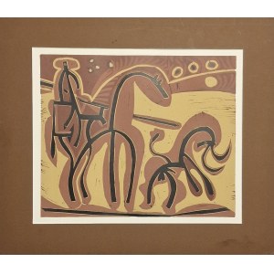 Pablo Picasso (1881-1973), Picador et Taureau: z cyklu: Tauromachia, 1963