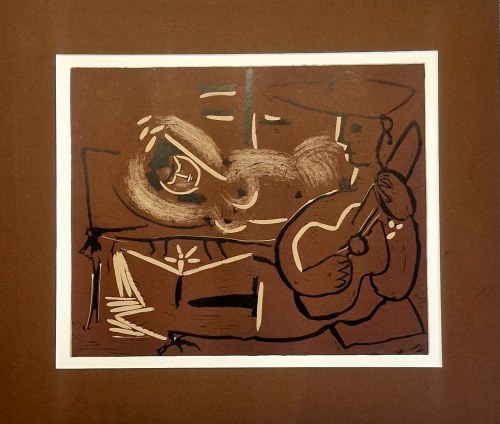Pablo Picasso (1881-1973), Femme et guitariste, z cyklu: 