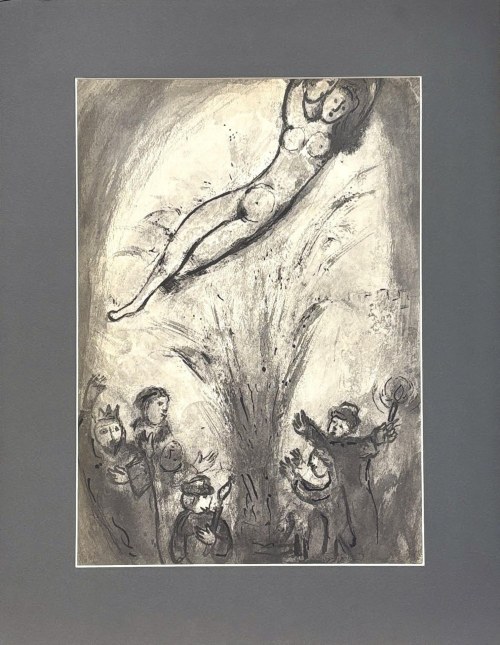 Marc Chagall (1887-1985 ), L'heureuse rencontre (Szczęśliwe spotkanie), z cyklu: 