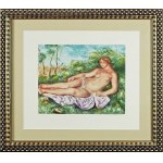 Pierre Auguste Renoir (1841-1919), Naga kobieta wśród drzew, 1906 z serii Femme nue couchée / Le Repos z około 1906-1910 roku), 1919