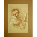 Pierre-Auguste Renoir (1841-1919), „Claude dessinant” (Claude rysujący) z cyklu „Hommage aux Collettes”, 1950