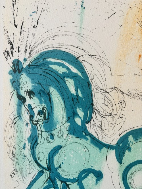 Salvador Dali (1904-1989), Le Cheval de Triomphe (Koń Triumfalny) z teki: Les Chevaux de Dali (Dalinian Horses), 1983