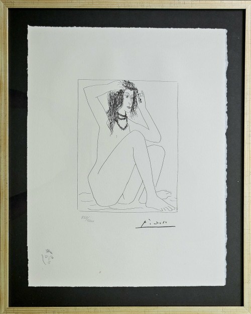 Pablo Picasso (1881 - 1973), Naga kobieta, z cyklu: 