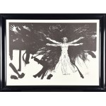 Raymond Moretti (1931-2005), Człowiek witruwiański (Hołd dla Leonarda da Vinci) / L'homme de Vitruve (Hommage à Léonard de Vinci), 1982