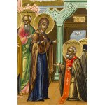 Russia, Icon The Apparition of the Virgin Mary to St. Sergius of Radonezh