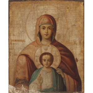 Rosja, Ikona Matka Boska Znaku, 1 poł. XX w.