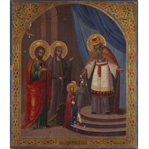Russia, Icon The Presentation of Mary in the Temple, 19th/20th century