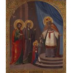 Russia, Icon The Presentation of Mary in the Temple, 19th/20th century