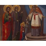 Russia, Icon The Presentation of Mary in the Temple, 19th/20th century