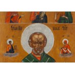 Russia, Icon of St. Nicholas the Wonderworker and the Deesis, second half of the 19th century
