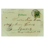 Jawor (Dolní Slezsko) 1899 - Uprostřed je vidět Kostel míru, radnice s náměstím (Ring mit Rathaus), panorama města s hradem a budova bývalého Královského učitelského semináře nebo Úvěrové společnosti (158)