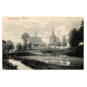 Rybnica Leśna, Dolnoslezské vojvodství – Kostel sv. Hedviky Slezské v Rybnici Leśné (něm. Reimswaldau) ve Středních Sudetech (159)