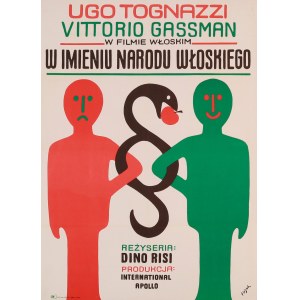 proj. Jerzy FLISAK (1930-2008), W imieniu narodu włoskiego, 1974
