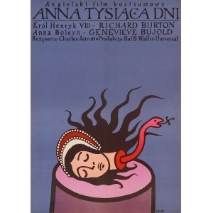 proj. Jerzy FLISAK (1930-2008), Anna Tysiąca Dni, 1972