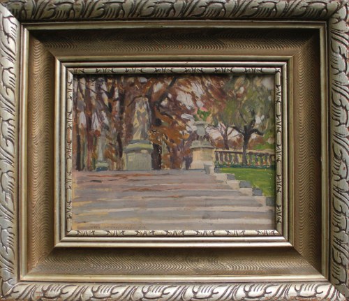 Stanisław Czajkowski, Paryż [Ogród Luksemburski], 1912