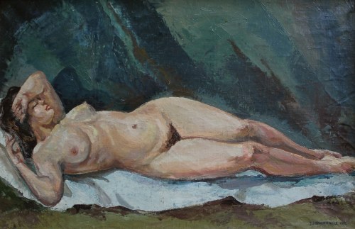 Józef Ludwikiewicz, Akt leżący, 1971