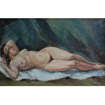 Józef Ludwikiewicz, Reclining Nude, 1971